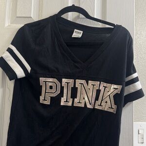 PINK Victoria's Secret Black T-Shirt